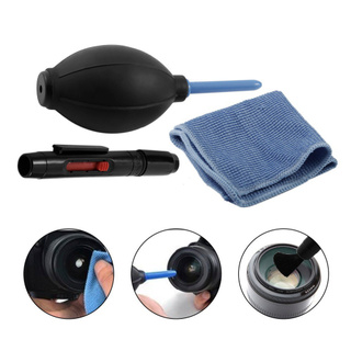 3 Blower Pen Dust Cleaner Cleaning 1 Kit Lens Camera Cloth in for