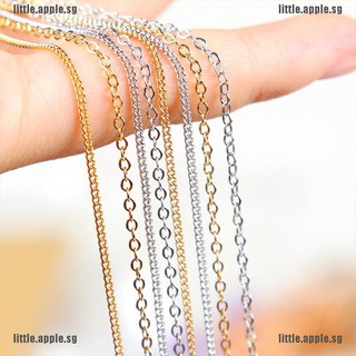 [LI] 1Meters Metal Charm Chain Necklace Earrings Jewelry Finding DIY Making [LESG]