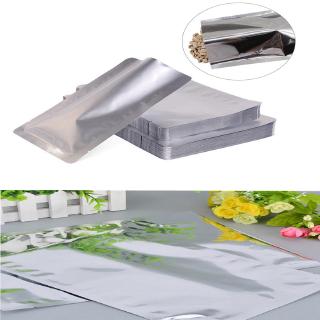 100pcs Heat Seal Aluminium Foil Bags Vacuum Sealer Pouches Storage Bag Food Grade