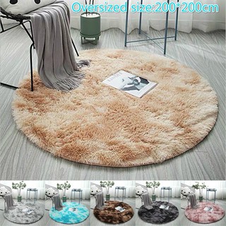 【LIMITED TIME DISCOUNT】New large size round super soft art carpet bedroom mat fluffy carpet home decor (1)