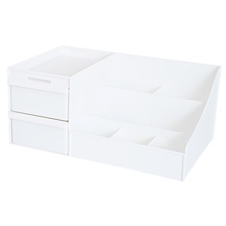Winzige INS White Drawer Desktop Storage Box Student Dormitory Cosmetics Stationery Organizers