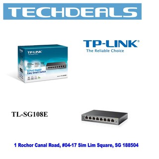 TP-Link TL-SG108E 8-Port Gigabit Desktop Easy Smart Switch