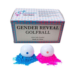 2Pcs Birthday Party Gender Reveal Powder Balls Banquet Smoke Powder Bombs The Gender Of PROM Supplies Reveals Golf