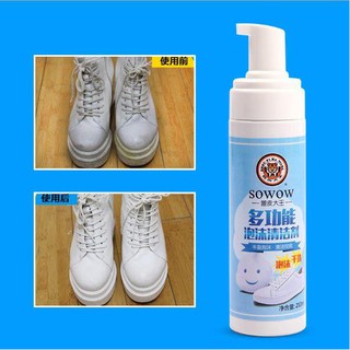 [Shop Malaysia] (LATEST TECH) 2pcs Sneaker Shoes Keep Sneaker Shoe White Care Whitening Cleaner Shoe Whiter Spray Whitening Shoe Care