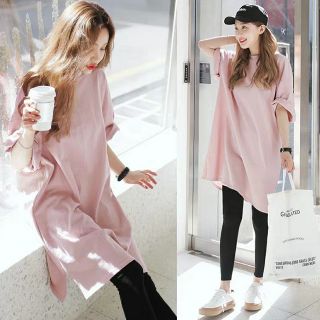 [PO] Korean Style Oversized Tee Shirt Dress