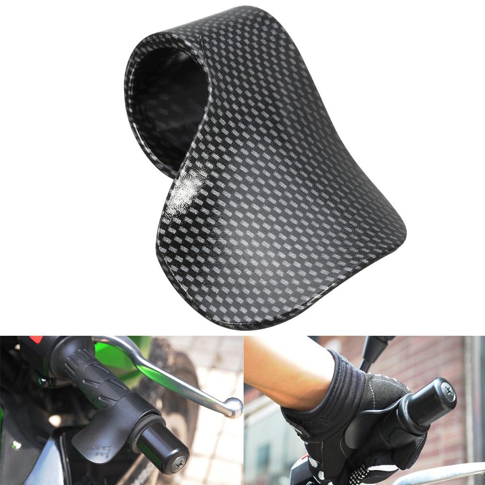 Black ABS Motorcycle Cruise Control Throttle Assist Wrist Rest Aid Grip Useful