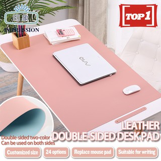 Hot sale super affordable double-sided two-color large mouse pad keyboard pad with non-slip suede bottom pad smooth desk pad mousepad size can be customized