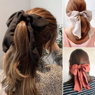 💖Ready Stock💖Hot Selling Korea Ribbon Bow Elastic Hairbands Accessories Ring Rope Hair Tie Rope Hairties Scrunchie Ponytail Holder