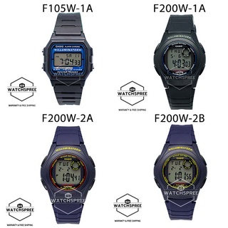 Casio Digital Army Watch F91W & F94W Series & F105W F200W & F201W Series.