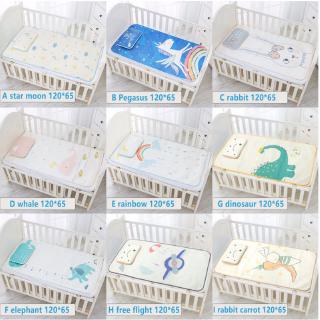 120*65CM Baby Cot Waterproof Mattress Protector + Pillow Crib Sheet Baby Changing Baby Urine Pad