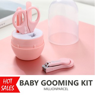 🏅Baby Grooming Kit/Kids Children Nail Cutter Set /Scissors/Nail Clipper/Nail Filter/Tweezer/Storage Box