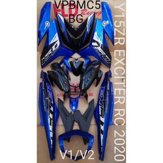 Y15ZR HLD COVERSET - Exciter RC 2020 [ VPBMC5 Blue ] V1 & V2