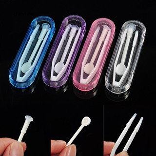 2Sets Contact Lens Accessory Safety Tweezers Insert Remover Eye Care Nursing Kit