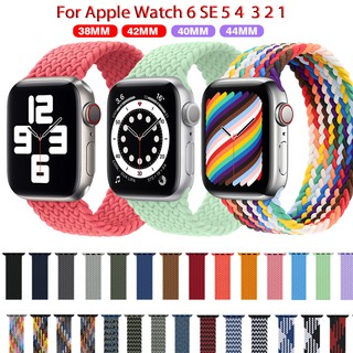 【Buy 1 take 1 free】Apple watch 7 smart watch nylon Watch band For Apple Watch SE Series 6 Bands 40mm 44mm Woven Solo Loop Braided Strap for iwatch 5/4/3/2 38mm 42mm accessories