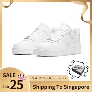 【Shipping From Singapore】👟NIKE2022 AIRF1 Original Classic Shoes For Men And Women White Shoes 36-44