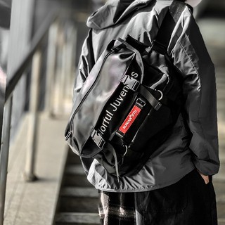 💪Ultra-Sports Flip Cover Bag Men's Functional Wind Tool Bag Waterproof Leather Messenger Bag Postman Bag Outdoor Cycling Bag