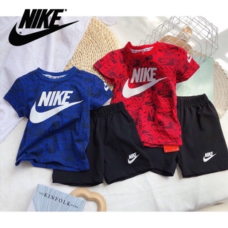 (In stock) Nike new short-sleeved suit cotton breathable short-sleeved T-shirt shorts sports suit