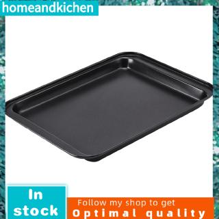 Rectangle Toaster Oven Pan Tray Bread Ovenware Plate Non-stick Baking Tool