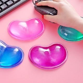 Comfort Gel Computer Mouse Hand Wrist Rests Support Cushion Pad Fashion Heart-shaped Jelly Wrist Pad