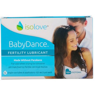 Fairhaven Health, Isolove, BabyDance Fertility Lubricant, 6 Single-Use Tubes & Applicators