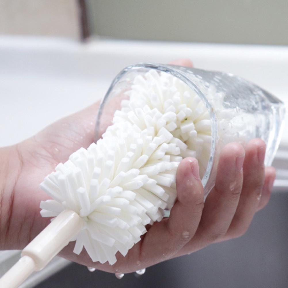 Long Handle Flexible Sponge Wash Cup Brush Bottle Cleaner Easy Kitchen Kettle Cleaning Tools