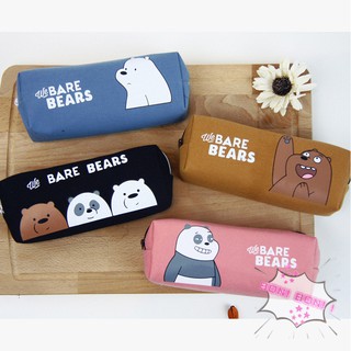 we bare bears series pencil case, cute stationery storage/pen bag，big capacity