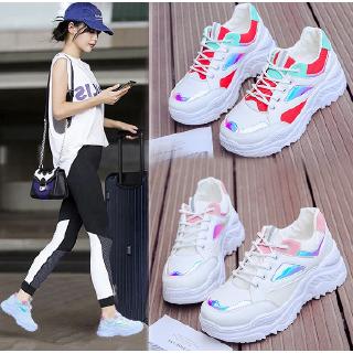 Ulzzang Sneakers Women's Casual Sports shose Korean Thick Shoes