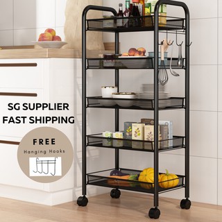 Multi Purpose Movable Trolley Storage Space Saving Home Organisation with wheels