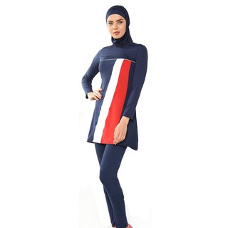 3Pcs/Set Plus Size Women Muslim Swimwear Muslimah Islamic Swimsuit