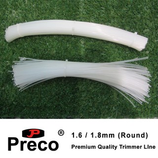 Pre-cut 30cm Trimmer Line (Ready to use) by Preco - 1.6 / 1.8mm Round for grass cutting /bruschutter/trimmer