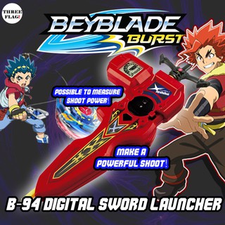 💖Ready Stock💖 BeyBlade Burst B-94 Digital Sword Launcher TAKARA TOMY - Korea Version(Red) (1)