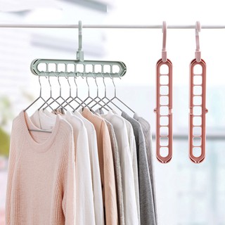🔥Ready Stock 🔥 2pcs Clothes Hanger Holder Storage Rack Garment Closet Hook