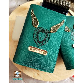 Personalized/Customized Laser Passport Holder With Charm