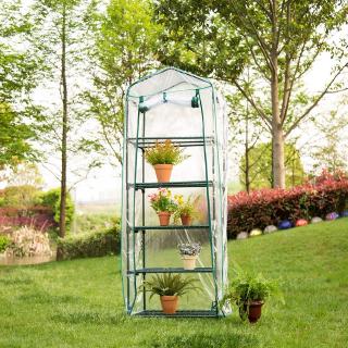 3/4/5 Tiers Portable Greenhouse Plant Shelf PVC Cover/Garden Flower Warm House Shed/Greenhouse Cover