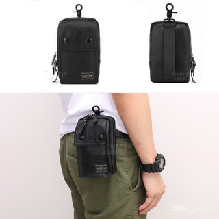 YOSHIDA Men's Waist Pouches POR-TER PU leather belt bag HdF9