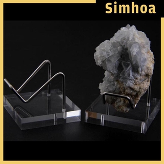 [SIMHOA] Display Stand Geode Fossil Mineral Rock Crystal Ball Agate Acrylic Stand Holder