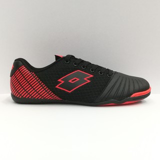 [Shop Malaysia] Lotto Futsal Shoe Lavino F1411-01 Black Orange