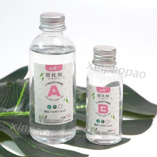 xinp✨ STOCK 1Set Clear Resin Epoxy High Adhesive 3:1 AB Crystal Glue Resin Jewelry Making