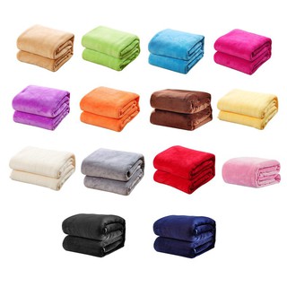 70x100CM Super Soft Keep Warm Flannel Sofa Bedding Office Car Blanket