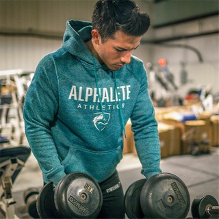 FY💪|Autumn ALPHALETE Men's Sports Sweater Wolf Casual Hoodie Hooded Pullover