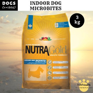 NutraGold Holistic Indoor Dog Microbites (for dogs up to 12kg) (3 Kg)