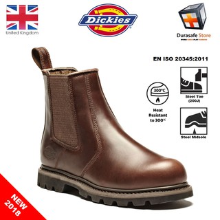 DICKIES FD9214A Fife II Dealer Safety Boot, Steel Toe, Steel Midsole, Brown