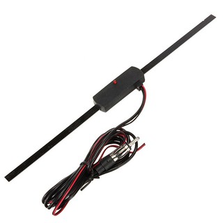Black Universal Car Windshield Electronic Am-Fm Radio Non-Directional Antenna