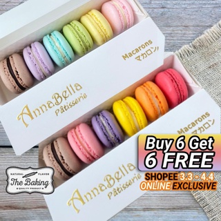 [Buy 6pcs Free 6pcs ] ABP Exclusive Assorted Flavors Macarons in Gift Box| Halal Certified