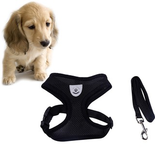 Pet Dogs Harness With Leash Leads Dog-Collar Breathable Vest