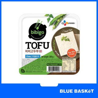 Korean Firm Tofu for Stir-Frying (300g) | Korean Food Ingredients | Korean Groceries | Korean Beancurd | CJ Bibigo