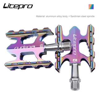 🔥Spot sale🔥Latest Litepro Pedals Aluminum Alloy Ultralight Bearing Pedal K3 for Brompton Folding M
