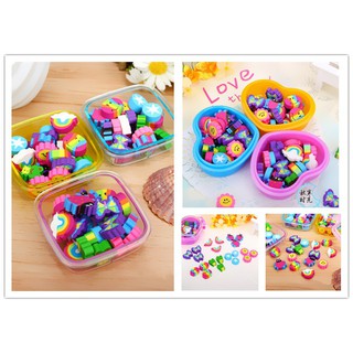20Pcs Kawaii Cute Rubber Eraser Kids Stationery (1)