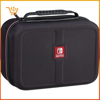 Nintendo Switch System Carrying Case–Protective Deluxe Travel System Case with game card case for all switch accessories