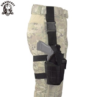 Ready stock ! Adjustable Tactical Drop Right Leg Thigh Holster Pouch Holder